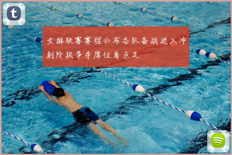 女排联赛赛程公布各队备战进入冲刺阶段争夺席位看点足